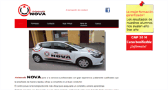 Desktop Screenshot of novaautoescuela.com